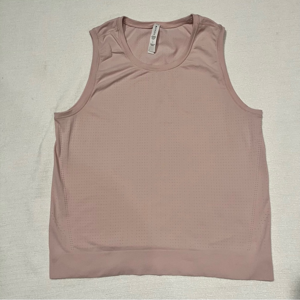 Athleta Women's Sleeveless Blush Muscle Tee Sz L/G